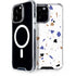 White Terrazzo iPhone Cases
