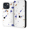 White Terrazzo iPhone 14 Folio Case