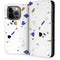 White Terrazzo iPhone 14 Pro Folio Case