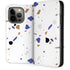 White Terrazzo iPhone 14 Pro Folio Case