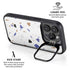 White Terrazzo iPhone 14 Pro Kickstand Case