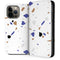 White Terrazzo iPhone 14 Pro Max Folio Case