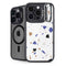 White Terrazzo iPhone 14 Pro Max Kickstand Case