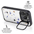White Terrazzo iPhone 14 Pro Max Kickstand Case