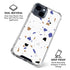 White Terrazzo iPhone 15 Clear Case