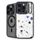 White Terrazzo iPhone 15 Pro Kickstand Case