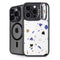 White Terrazzo iPhone 15 Pro Max Kickstand Case