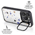White Terrazzo iPhone 15 Pro Max Kickstand Case
