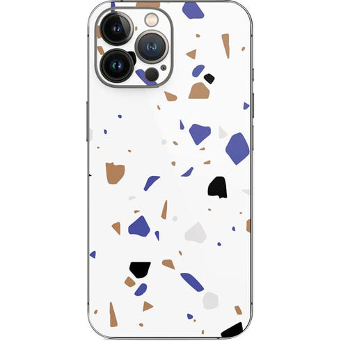 White Terrazzo iPhone 15 Pro Max Skin