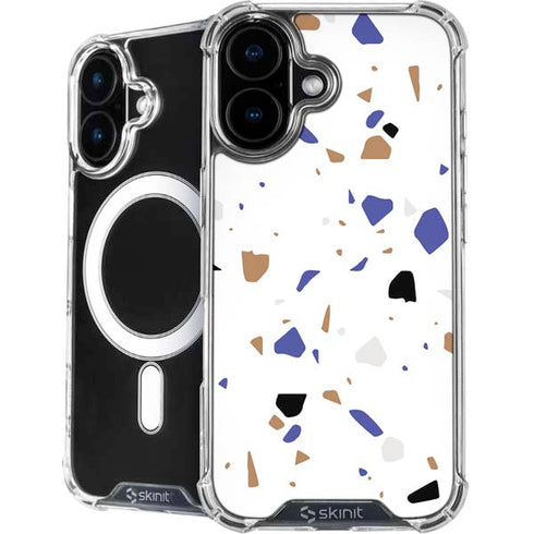 White Terrazzo iPhone 16 MagSafe Case