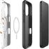 White Terrazzo iPhone 16 Magsafe Impact Case