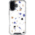 White Terrazzo iPhone 16 Plus Clear Case