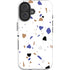 White Terrazzo iPhone 16 Plus Impact Case