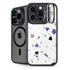 White Terrazzo iPhone 16 Pro Kickstand Case