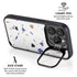 White Terrazzo iPhone 16 Pro Kickstand Case