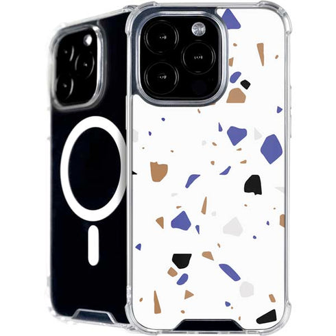 White Terrazzo iPhone 16 Pro MagSafe Case