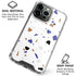 White Terrazzo iPhone 16 Pro Max Clear Case