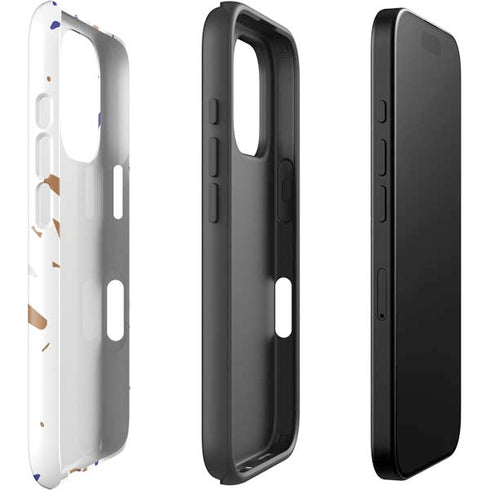 White Terrazzo iPhone 16 Pro Max Impact Case