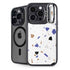 White Terrazzo iPhone 16 Pro Max Kickstand Case