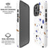White Terrazzo iPhone 16 Pro Max Magsafe Impact Case