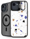 White Terrazzo iPhone 16e Kickstand Case