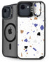 White Terrazzo iPhone 16e Kickstand Case