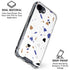 White Terrazzo iPhone 16e Clear Case