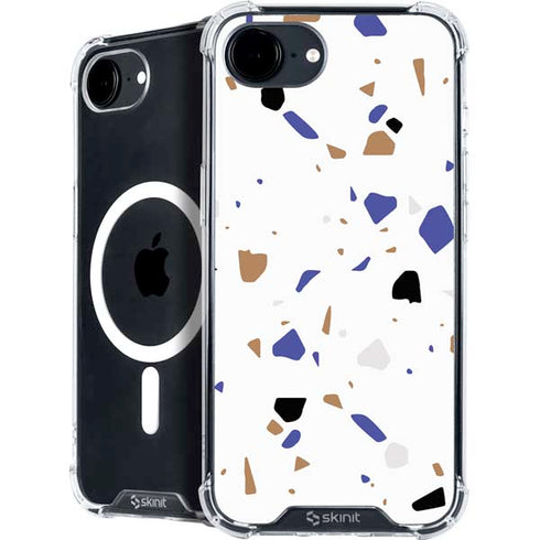 White Terrazzo iPhone 16e MagSafe Case