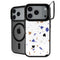 White Terrazzo iPhone 18 Pro Kickstand Case