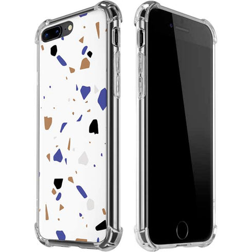 White Terrazzo iPhone Cases