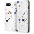 White Terrazzo iPhone Cases