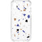 White Terrazzo iPhone XS Clear Case