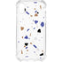 White Terrazzo iPhone XS Clear Case