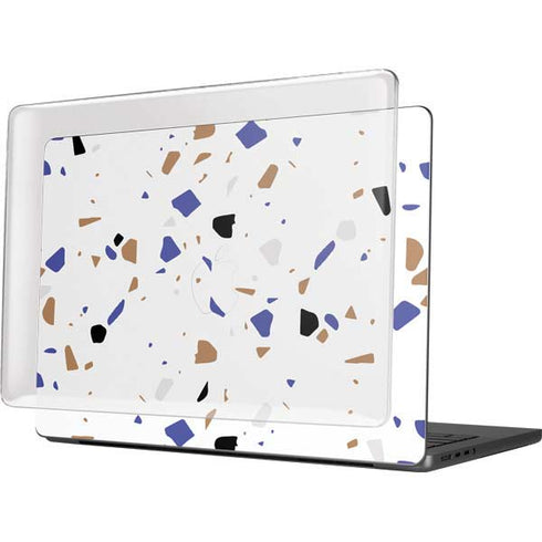 White Terrazzo MacBook Pro 14in (2021-24) Case plus Skin