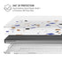 White Terrazzo MacBook Pro 14in (2021-24) Case plus Skin