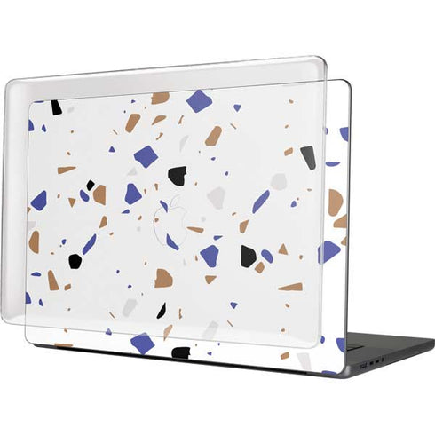 White Terrazzo MacBook Cases