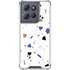 White Terrazzo Moto G 5G (2025) Clear Case