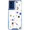 White Terrazzo Moto G 5G (2024) Clear Case