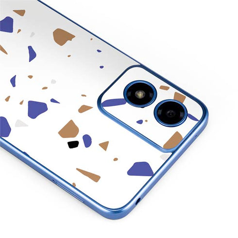 White Terrazzo Moto G Play 4G (2024) Skin