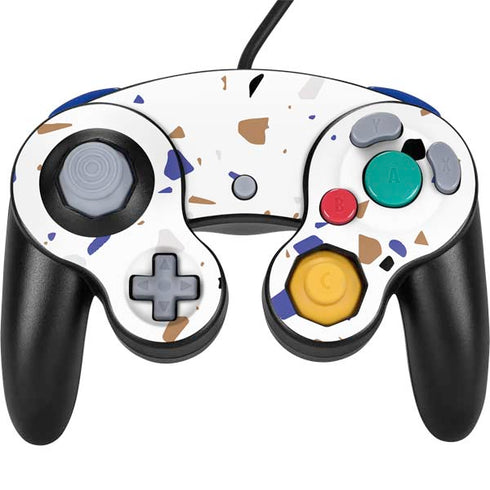 White Terrazzo Nintendo Skins