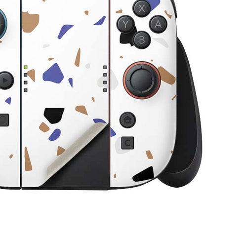 White Terrazzo Nintendo Switch 2 (2025) Joy-Con Controller Skin