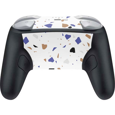 White Terrazzo Nintendo Switch 2 (2025) Pro Controller Skin