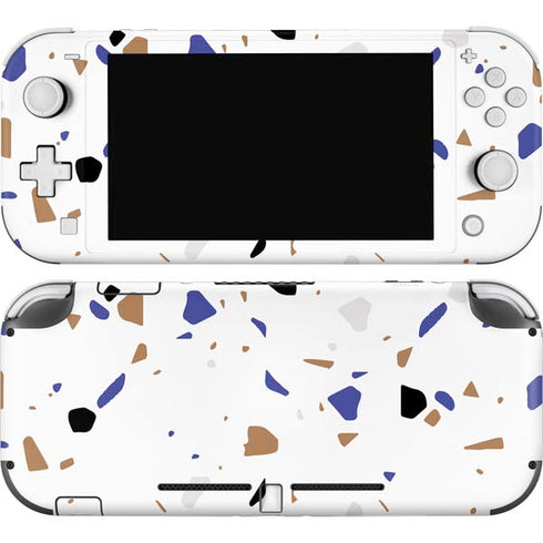 White Terrazzo Nintendo Skins