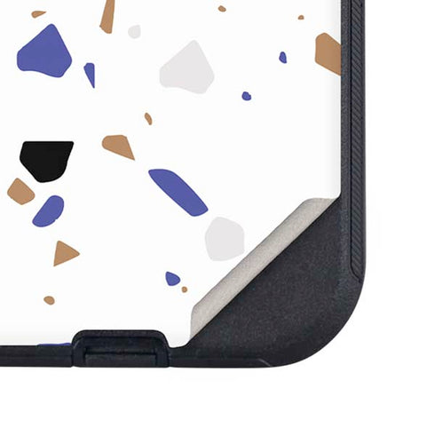 White Terrazzo Otterbox Defender iPhone Skin