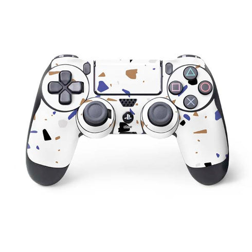 White Terrazzo PlayStation PS4 Skins
