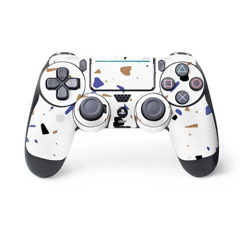 White Terrazzo PlayStation PS4 Skins