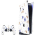 White Terrazzo PlayStation PS5 Skins