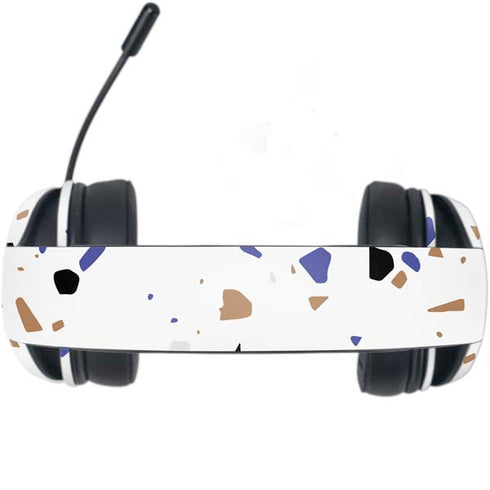 White Terrazzo Razer Kraken X Skin