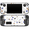 White Terrazzo Steam Deck Handheld Gaming Computer OLED Skin