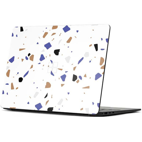 White Terrazzo Surface Laptop 7 15in Skin